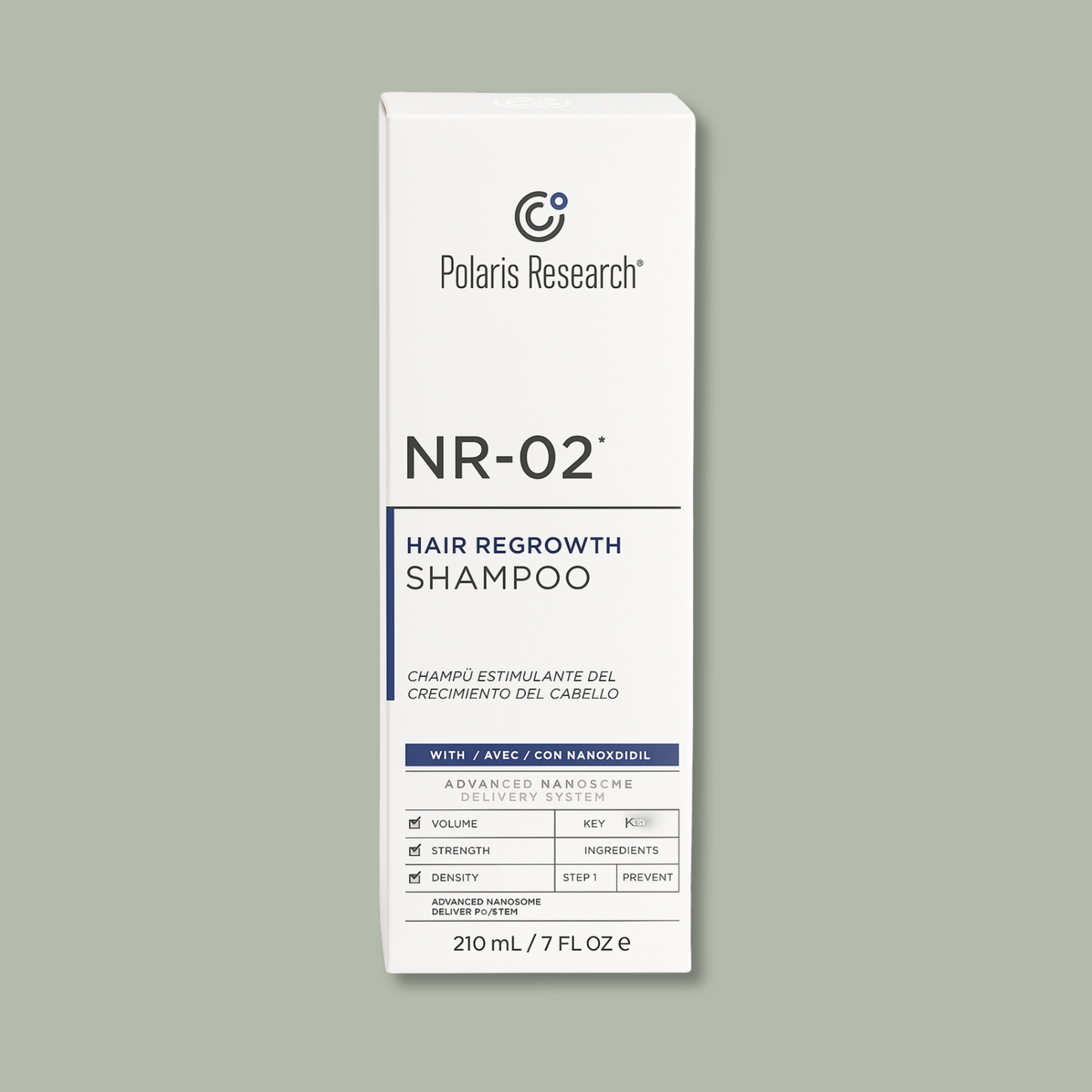 Polaris NR-02® Shampoo Reestructurante para el Crecimiento del Cabello